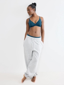 Sutien push-up cu burete detașabil, fără armătură, Sloggi ZERO Feel 2.0 THE UP P Bra Albastru - Img 4