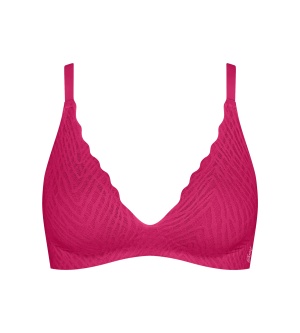 Sutien push-up fără armătură, Sloggi ZERO Feel Bliss THE UP P Bra Ciclam - Img 5