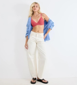 Sutien push-up invizibil, Sloggi ZERO Feel Air THE UP Push Up Coral - Img 4