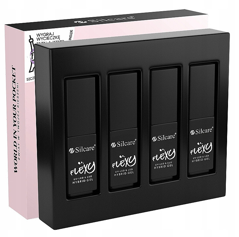 Set 4 oje Flexy Hybrid Gel Silcare Sunny Fandango 4,5gr - 1 | YEO