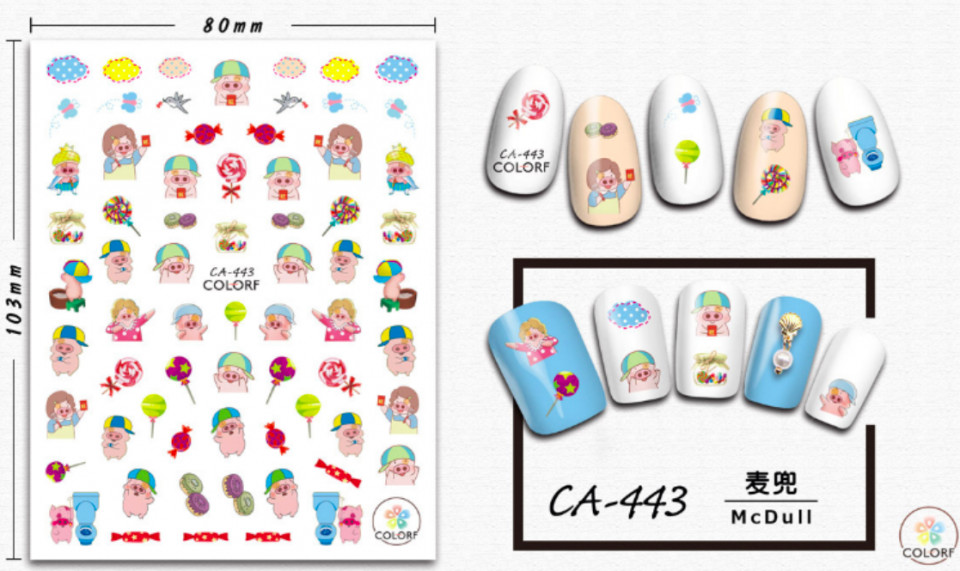 Stiker autoadeziv 10*8cm -CA-443