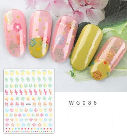 Stiker autoadeziv 12*8cm -WG086