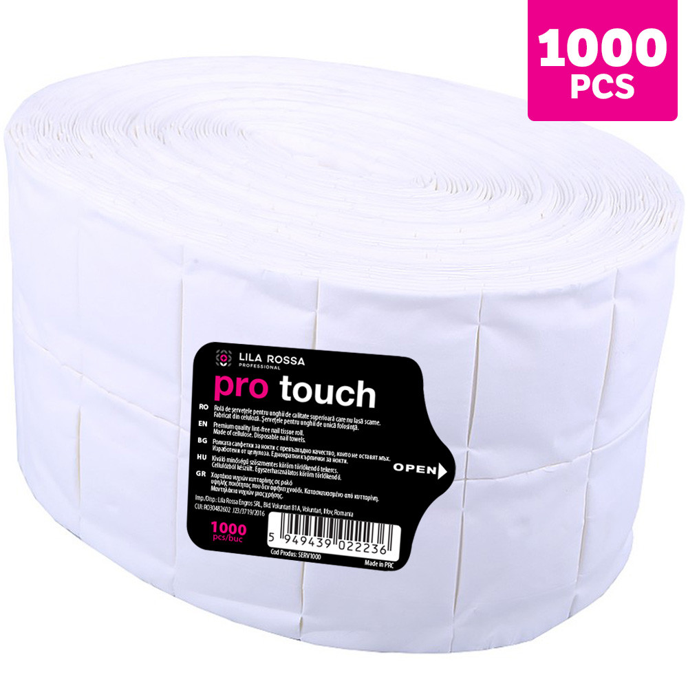 Servetele manichiura hartie rola PRO TOUCH 1000 buc