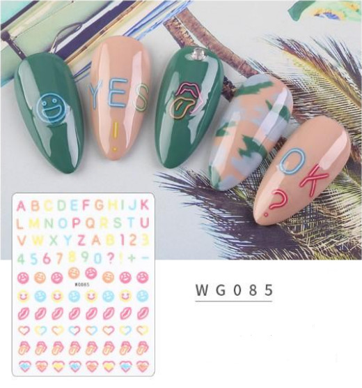 Stiker autoadeziv 12*8cm -WG085