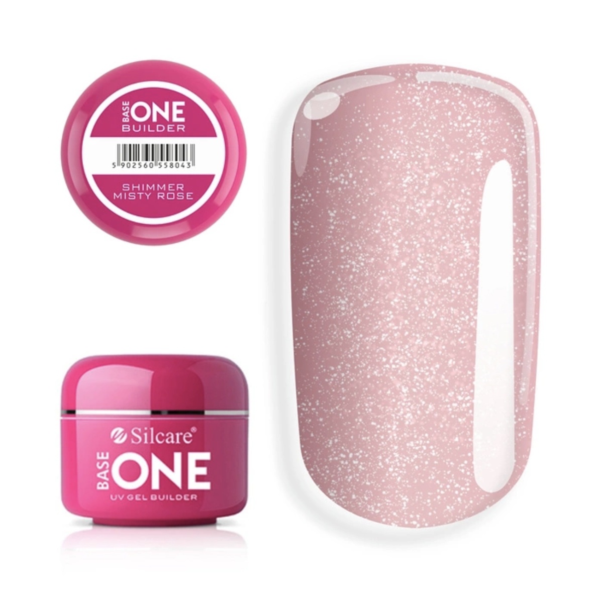 Gel Base One Shimmer Misty Rose 50g