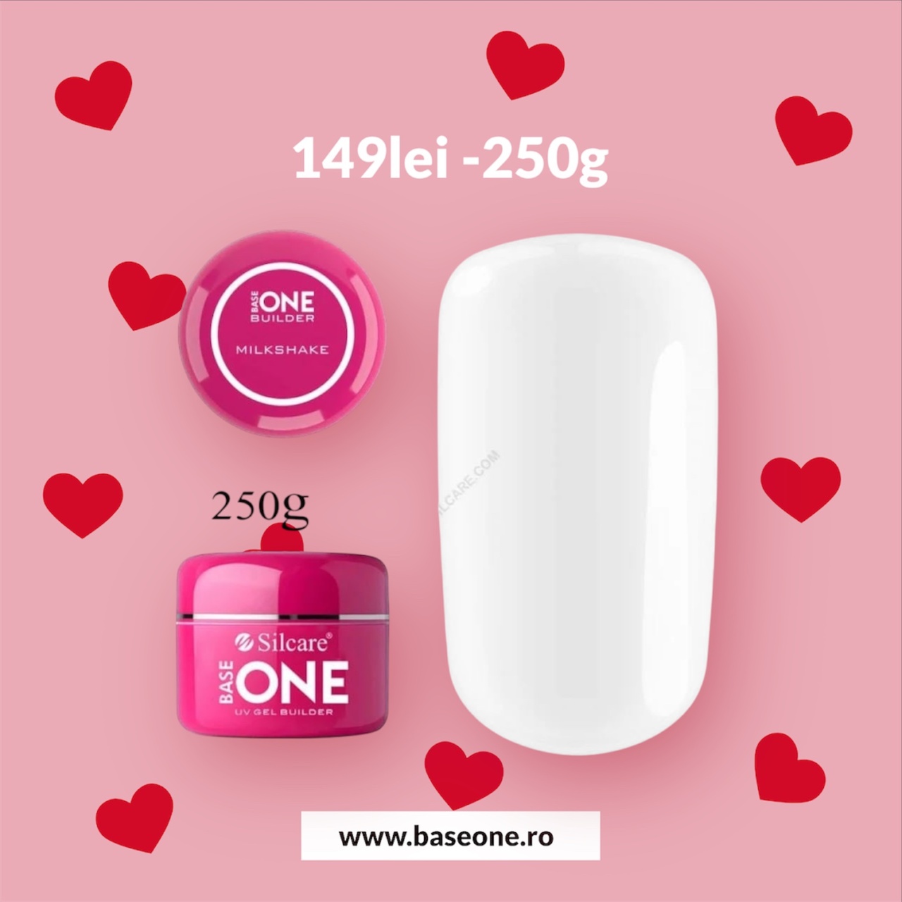 Gel uv Base One Milkshake 250g