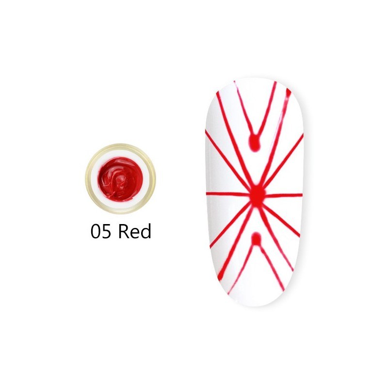 Gel UV Spider CANNI 05 Red - 1 | YEO