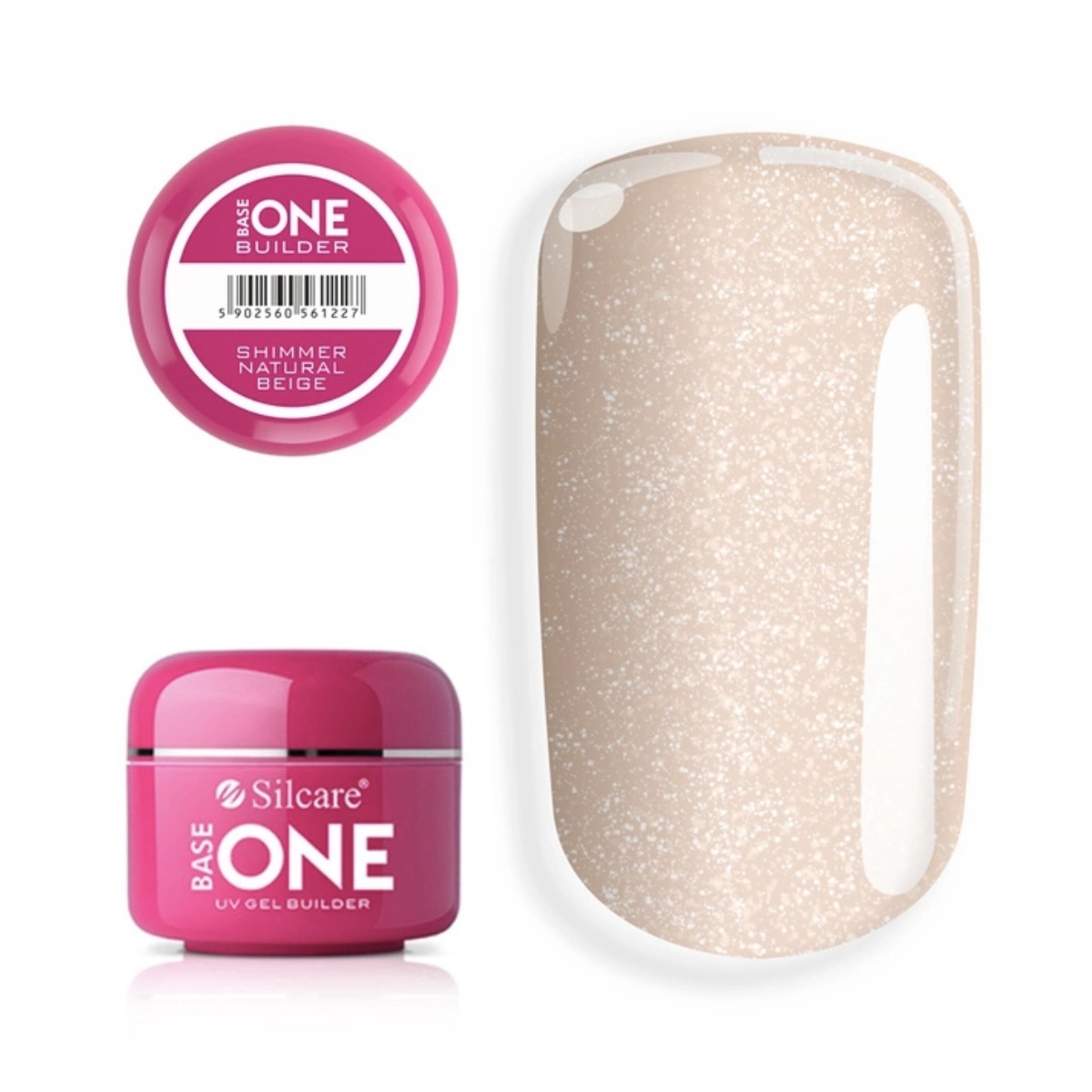 Gel Base One Shimmer Natural Beige 50g