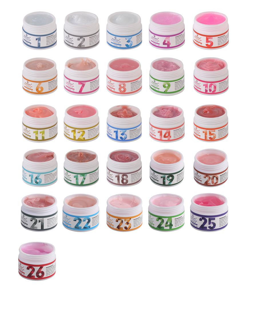 Gel UV constructie FSM 50ml -30- Milky Wite - imagine 2