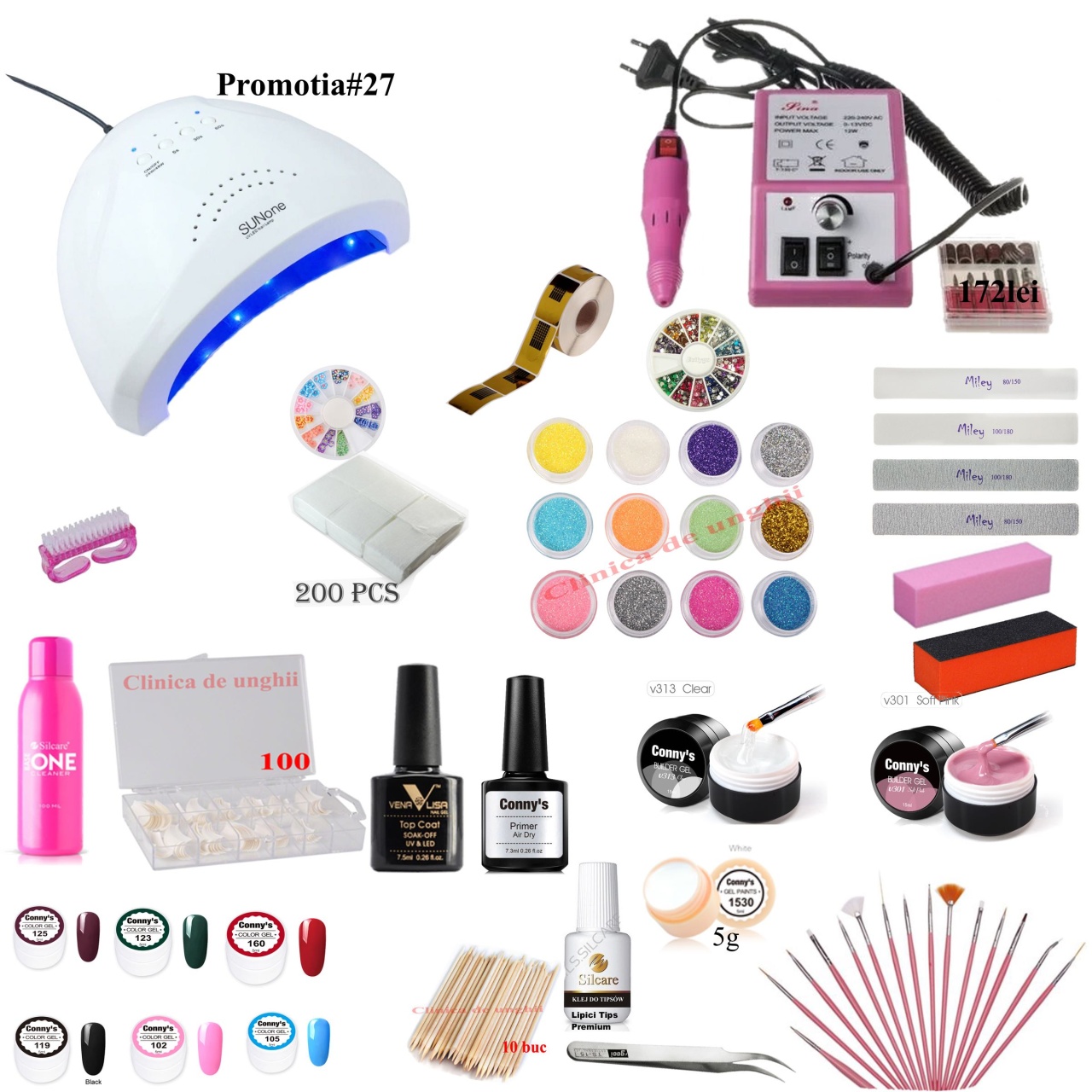 Kit Unghii Gel Promotia #27B-172 Oferta 2026 - imagine 2
