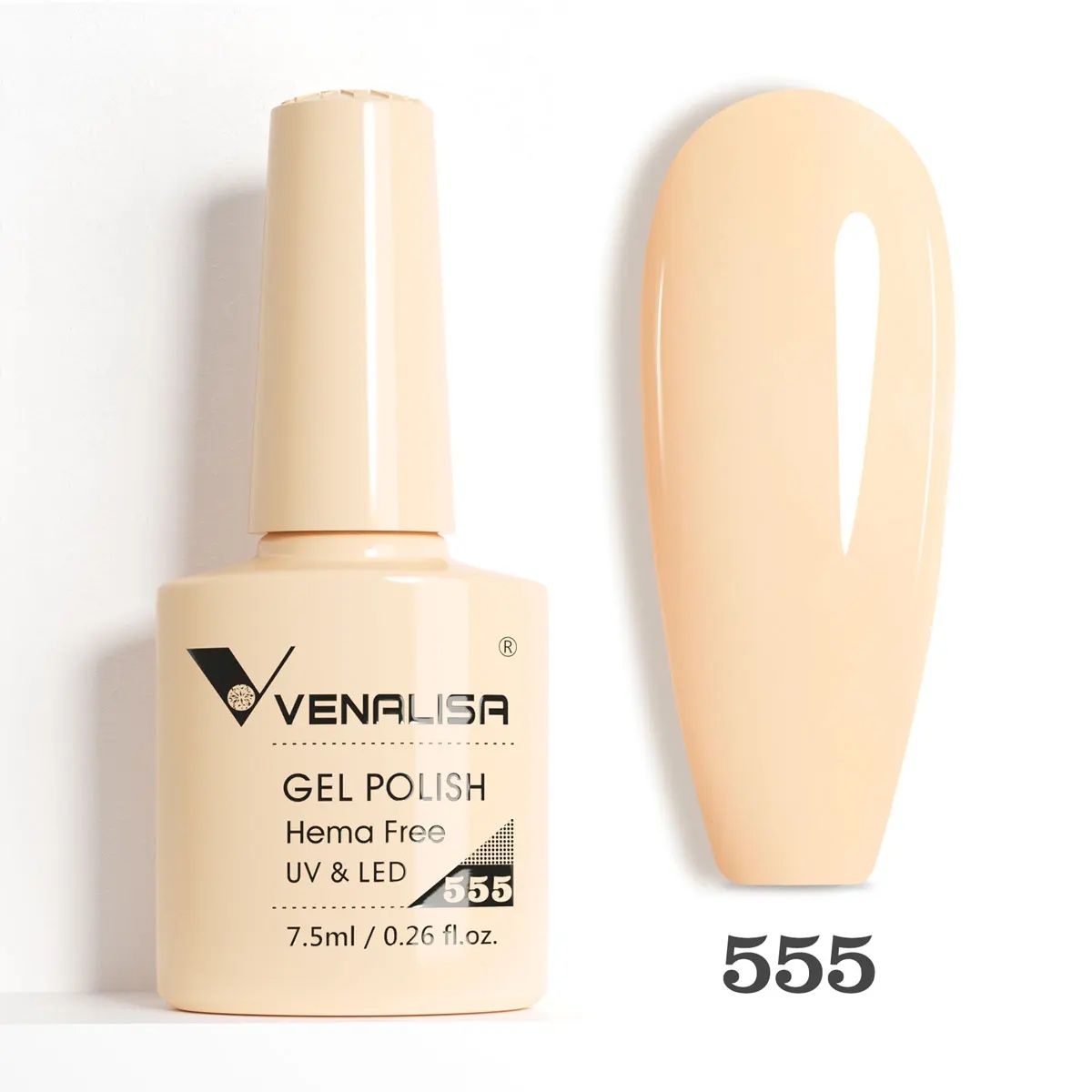 Oja Semipermanenta Venalisa Soak off Hema Free 7,5ml 555