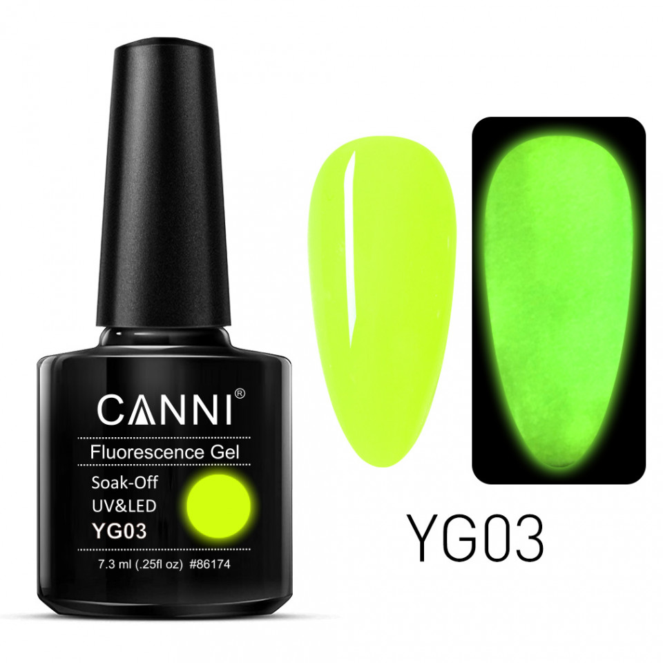 Oja Semipermanenta CANNI Fluorescenta YG-03