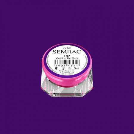 Gel UV Color Semilac-Violet In The Dark 147