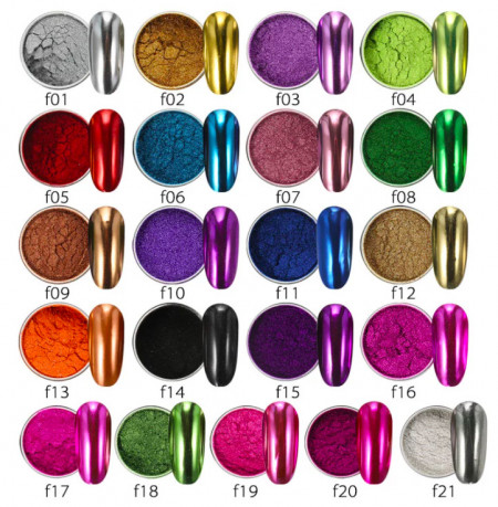 Pigment oglinda metalic F21 - Img 2