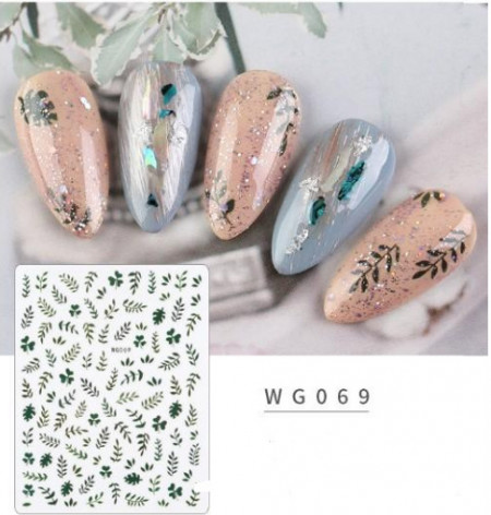 Stiker autoadeziv 12*8cm -WG069