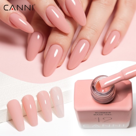CANNI Rubber Base Coat 9ml – Hema Free, TPO Free #07 - Img 3
