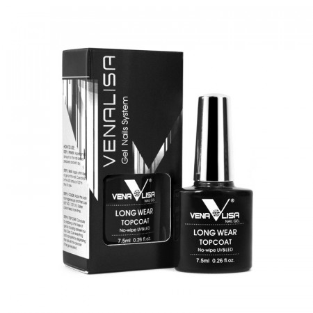 Top Coat Venalisa Long Wear Fara Degresare - 7,5 ml - Img 2