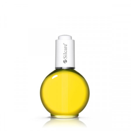 Ulei Cuticule cu Pipeta -75ml--Base One Silcare Havana Banana Yellow
