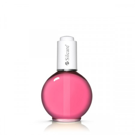 Ulei Cuticule cu Pipeta -75ml--Base One Silcare Raspberry Light Pink