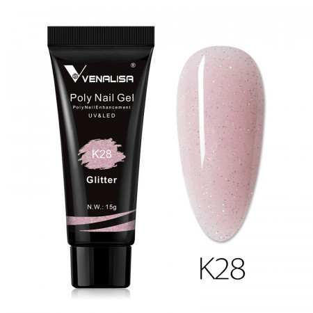 Poly-gel color Venalisa 15g nuanta K-28