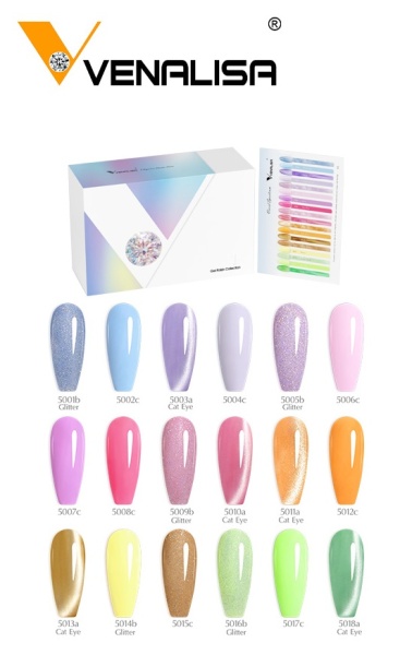 Set 18 Oje Venalisa-Hema Free 10ml +Top Coat 10ml+Base Coat 10ml +Top Coat 60ml +Top Coat Matt V1 - Img 4