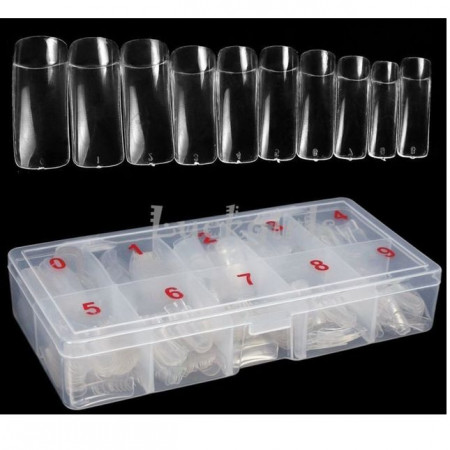 Tipsuri Transparente 500buc Clasic