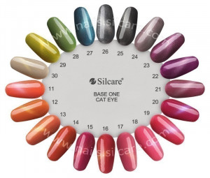 Gel UV Color Base One Silcare Cat Eye Magnetic Mau 30 - Img 3