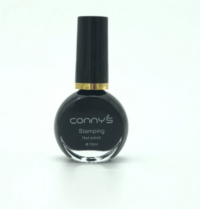 Oja Stampila 10ml Conny's Neagră #1