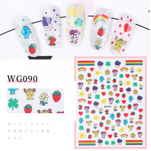 Stiker autoadeziv 12*8cm -WG090