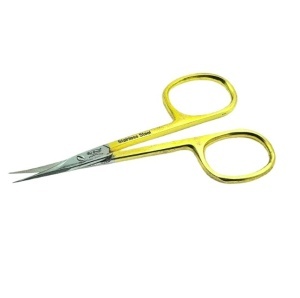 Forfecuta profesionala stainless pielita auriu 101S