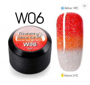 Gel color CANNI Gliter Termo 5ml W06