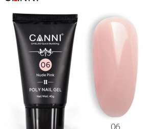 Poly nail gel Canni new formula Nude Pink 06 45g