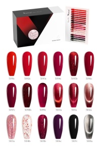 Set 18 Oje Venalisa-Hema Free 10ml +Top Coat 10ml+Base Coat 10ml +Top Coat 60ml +Top Coat Matt V6 - Img 3