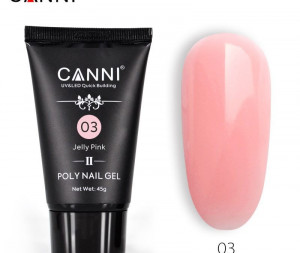 Poly nail gel Canni new formula Jelly Pink 03 45g