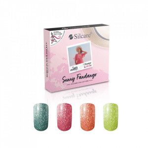 Set 4 oje Flexy Hybrid Gel Silcare Sunny Fandango 4,5gr