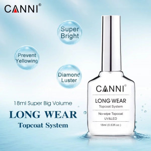 Top Coat Canni Long Wear Fara Degresare - 18 ml fara TPO - Img 2