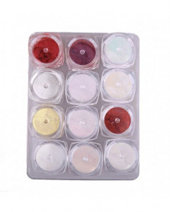 Pigment Oglinda Multicolor Set 12 G501 - Img 2
