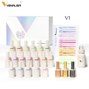 Set 18 Oje Venalisa-Hema Free 10ml +Top Coat 10ml+Base Coat 10ml +Top Coat 60ml +Top Coat Matt V1