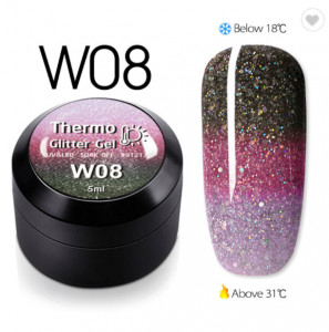 Gel color CANNI Gliter Termo 5ml W08