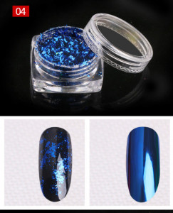 Pudra cu Efect de Oglinda Platinum F407-04 BLUE