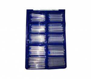 Tipsuri unghii smart form pentru polygel 100 bucati (albs)