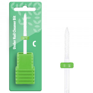 Capat freza ceramic alb pentru cuticule LR 07C
