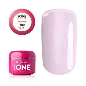 Gel UV Color Base One 5g Metalic Pearl Pink 02