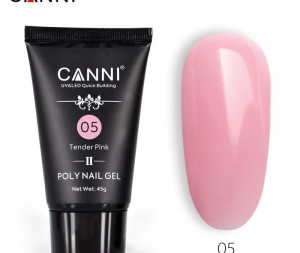 Poly nail gel Canni new formula Tender Pink 05 45g