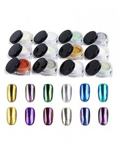 Pigment Oglinda Multicolor Set 12 G501