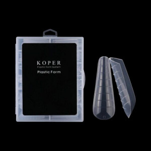 Tipsuri unghii smart form pentru polygel 120bucati Koper NR 11