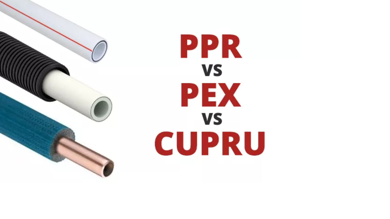 Țevi din PPR vs. PEX vs. Cupru