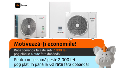 Descoperă Eficiența și Confortul Pompei de Căldură Termax. Finanțare prin TBI Bank