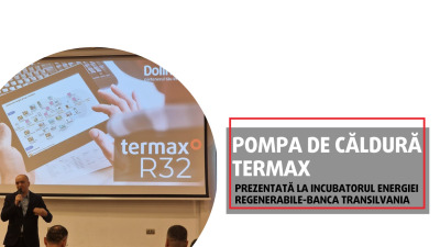 Dolinex prezintă Pompa de caldura monobloc Termax în cadrul incubatorului dedicat Energiei Regenerabile organizat de Banca Transilvania
