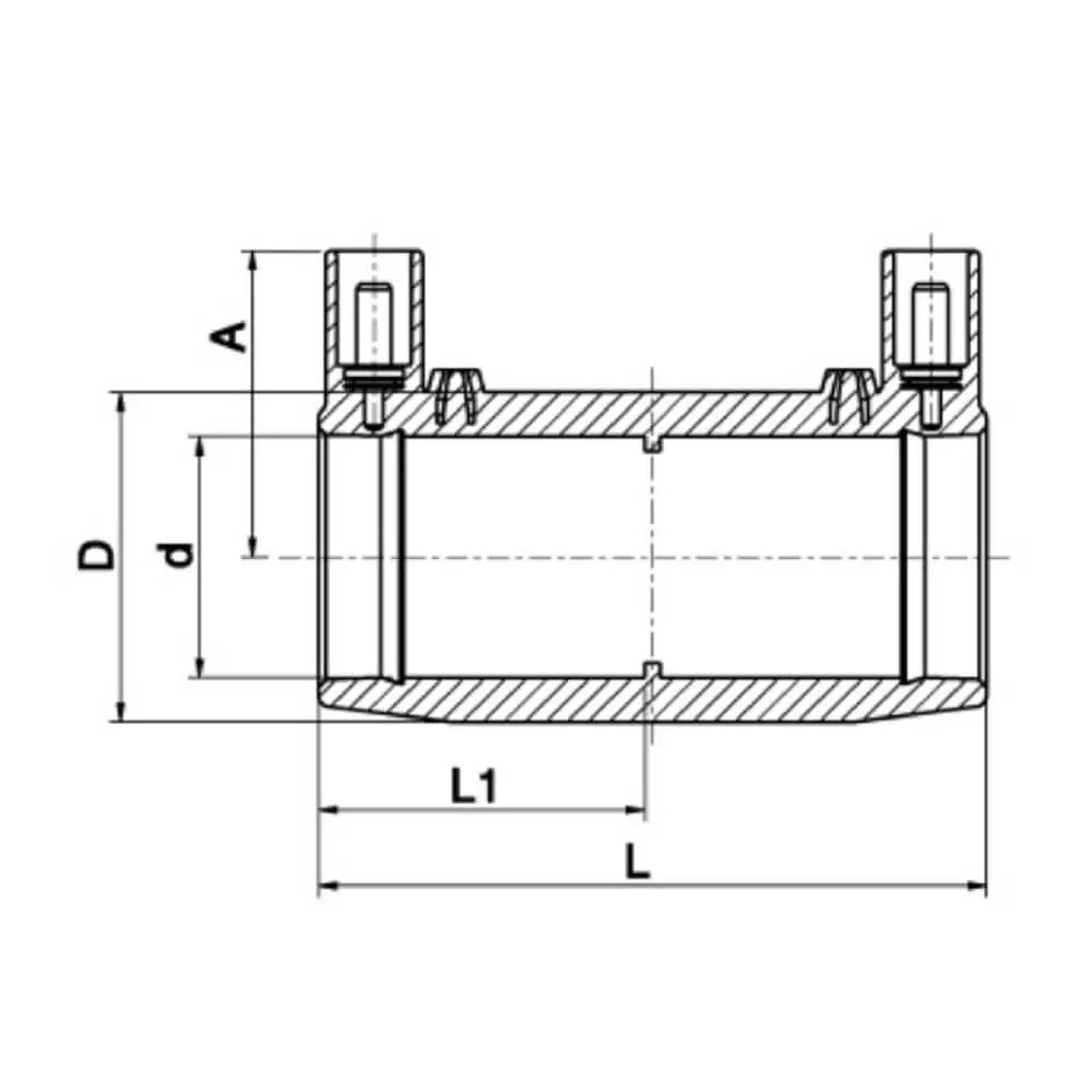 Mufa electrofuziune, Ø32 mm, PN16
